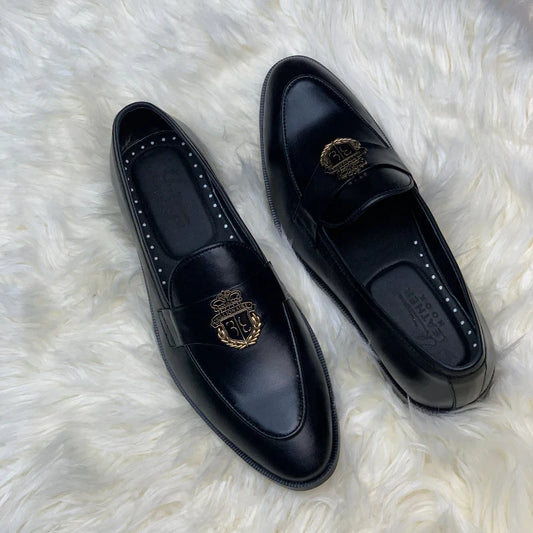 Black - Billionaire loafer - leatherhook - premium - handmade - handcrafted shoes - cow - leather - Shoes -Formal - Loafer - Casual