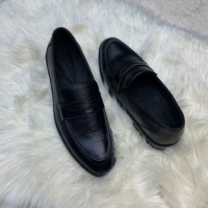 Penny Loafer Black - Leatherhook - Cow - leather - shoes - formal - handmade - handcrafted - style - premium