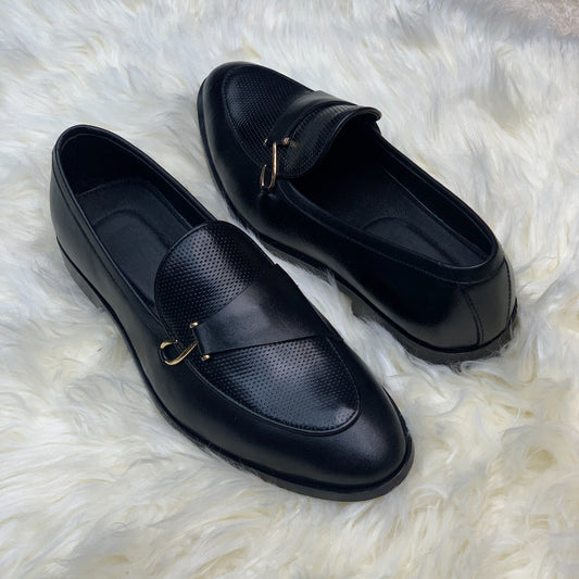 Black Strap - Penny Loafer - Leatherhook - cow - leather - shoes - casual - formal - handmade - handcrafted - premium
