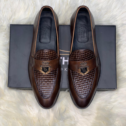 Brown- Billionaire Loafer footwear