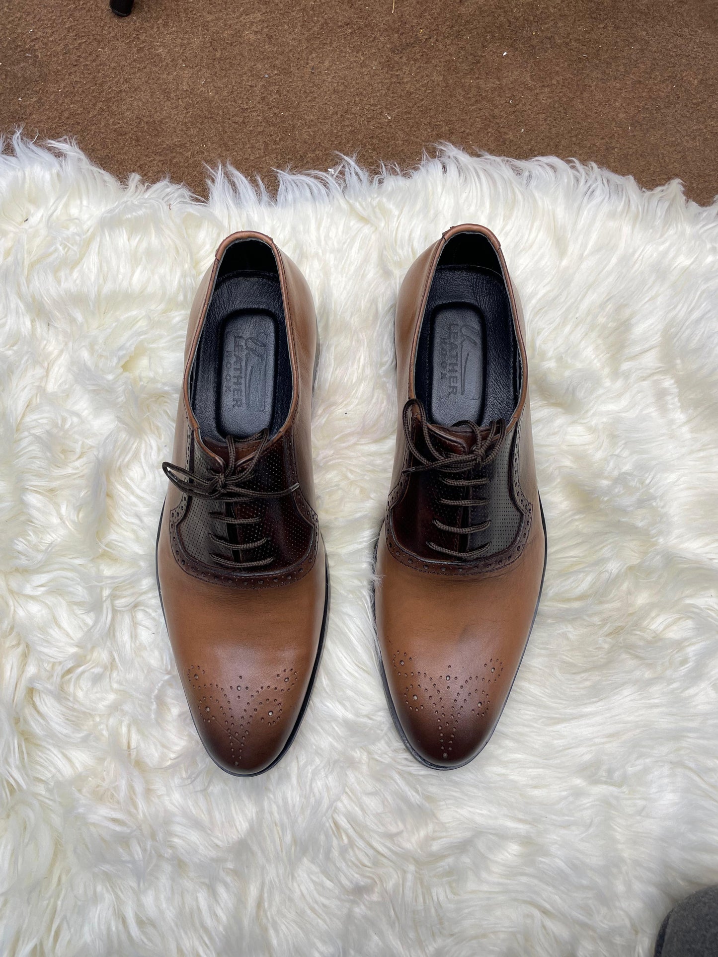 Brown - Classic Brogue toe Capped