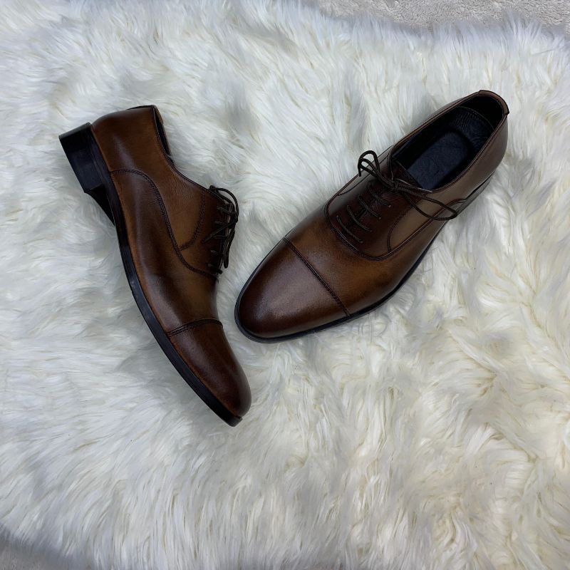 Mastard - Oxford Cap Toe Towline - leatherhook - cow - leather - shoes - formal - casual - shoes = handcrafted - premium - handmade